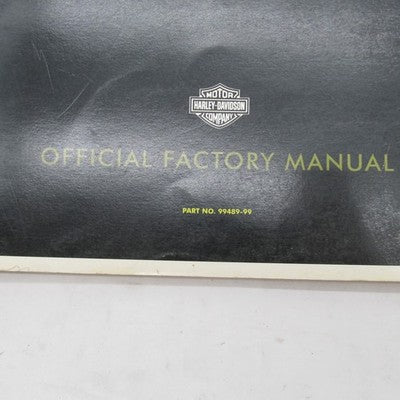 Harley Davidson Official Factory 1989-1999 Painted Catalog Manual Book
