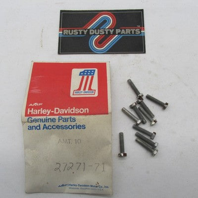Lot of 10 Harley-Davidson OEM NOS AMF Throttle Stop Screws 27271-71