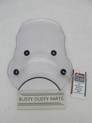 Indian OEM NOS Polycarbonate FTR Mid Windshield w/o Cowl, Clear 288350