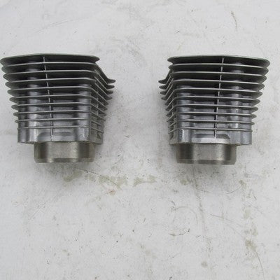 Harley Davidson OEM Pair of Stock Silver Cylinder Jugs 883cc Sportster