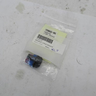 Harley-Davidson OEM NOS 4-Way Female Connector Housing 72066-06