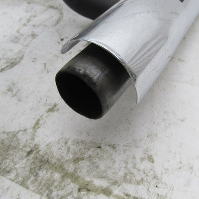 Harley OEM 18-Up M8 Fat Boy Breakout Exhaust Headers w/ Chrome Shields