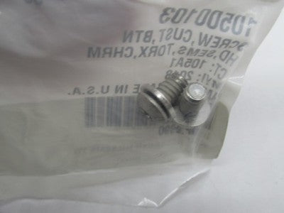 Lot of 2 Harley Davidson Genuine NOS Button Head Screw 10500103