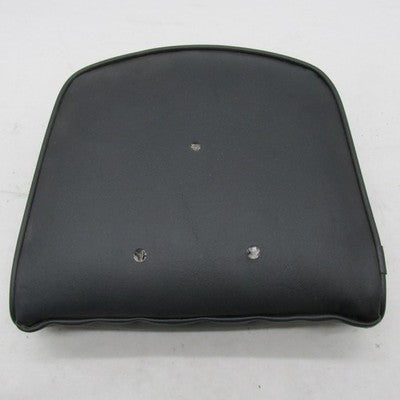 Harley Smooth Black Vinyl 3-Bolt Passenger Backrest 9" x 9" x 2.5" Sis