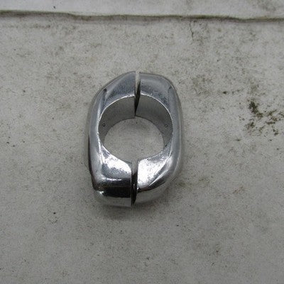Lot of 2 Harley-Davidson OEM Front Turn Signal Clamps Chrome 68486-82