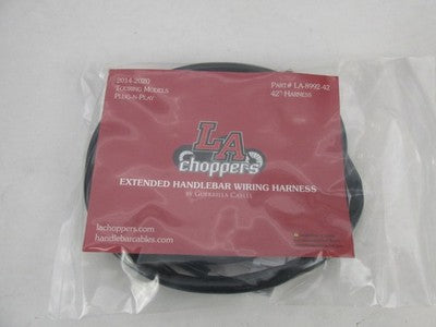 LA Choppers NOS LA-8054KT3-13 Plug and Play 12-14" Handlebar Cable Kit