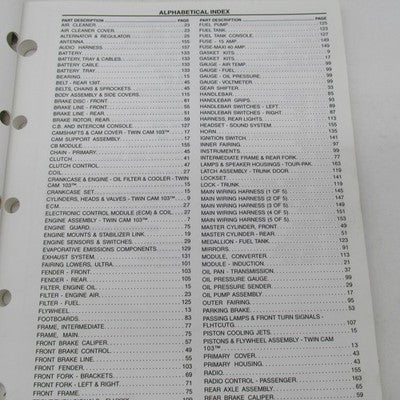 Harley Davidson Genuine 2010 Trike Models Parts Catalog Official 99602