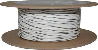 Namz #18G Primary Wire 100' White/Black NWR-90-100