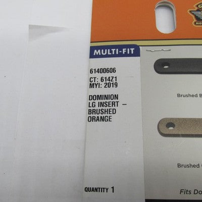 Harley Davidson Genuine NOS LG Brushed Orange Dominion Trans Insert 61