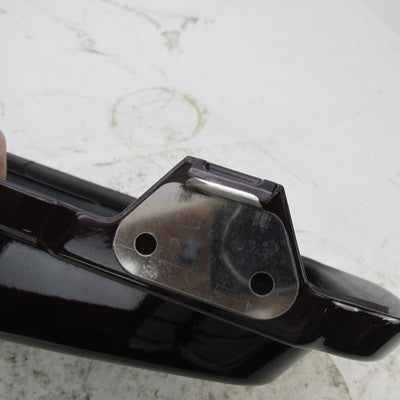 Harley OEM 05-13 Touring FLHT Left Saddlebag Lid Black Cherry Stripe 9