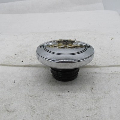 Harley Davidson OEM Flames Bar & Shield Fuel Cap Medallion 99686-98