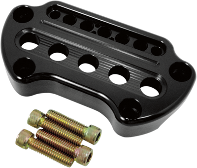 Joker Machine Indicator Light Handlebar Clamps Black Anodized 10-306B