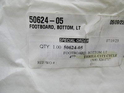 Harley Davidson Genuine NOS Bottom Footboard Left 50624-05