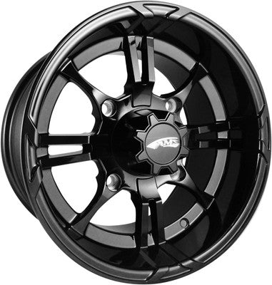 AMS Roll'N 108 Wheels 14X8 4/156 Matte Black Front 0230-0859