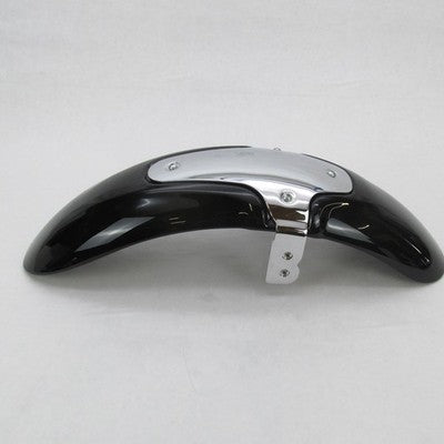 Harley OEM NOS V-Rod VRSC Front Fender Vivid Black w/ Chrome Bracket 5