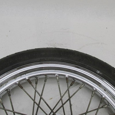 Harley OEM 40-Spoke 19" Dual Disc Front Wheel w/ Dunlop Tire D401F 436