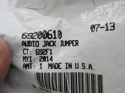 Harley Davidson Genuine NOS Audio Jack Jumper 69200610