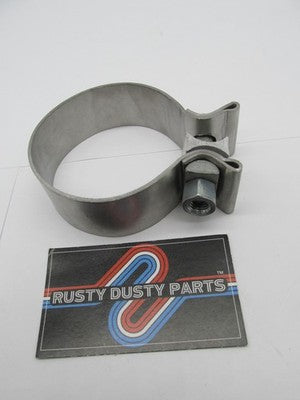Totalflow Motorcycle Single Bolt Exhaust Muffler Clamp Band 2.75" 2-1/