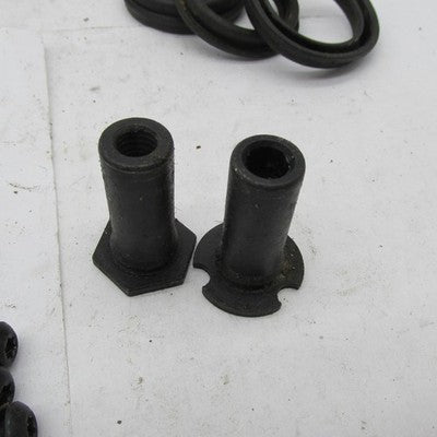 Large Mixed Lot of Vintage Brake Caliper Hardware and Reservoir Cylind