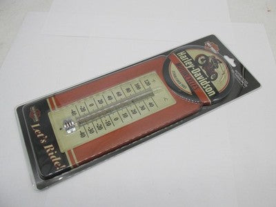 Harley-Davidson Genuine NOS Vintage Reproduction Tin Thermometer HDL-1
