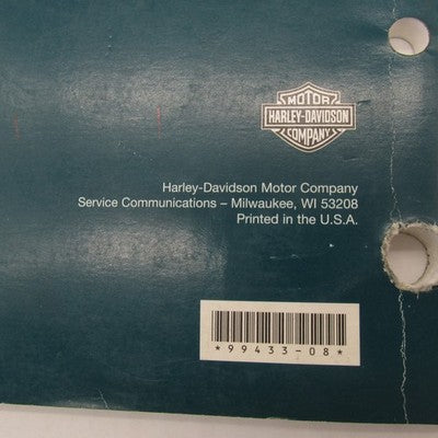 Harley-Davidson Official 2008 CVO Road King FLHRSE4 Parts Catalog 9943