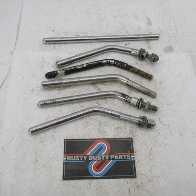 Lot of 6 Harley Davidson Genuine Chrome Short Mirror Stems
