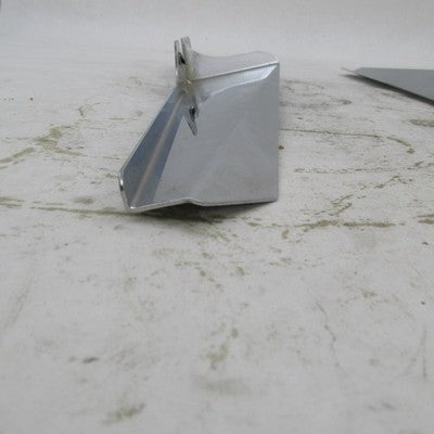 Pair Harley OEM Chrome Fork Mounted Wind Deflectors Lwr Fairings Touri