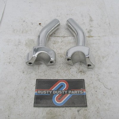 Pair of Harley Davidson Genuine NOS Polished 4.5" Pullback Handlebar R
