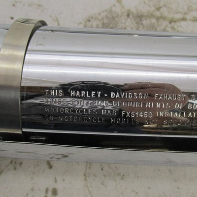 Pair of Harley Davidson OEM Stock Exhaust Mufflers Silencers 65890-00