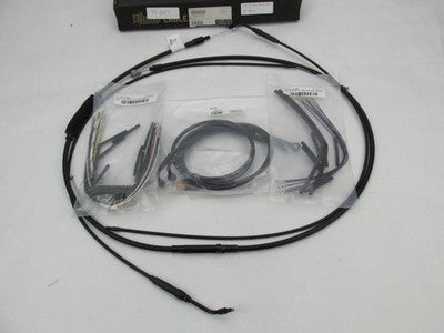 Burly NOS 12" Ape Hanger Control Cable Line Kit, Black B30-1197 0662-0