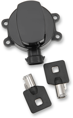 Drag Specialties Side Hinge Ignition Switches Black Ignition Switch On