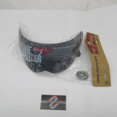 Biltwell NWT Lane Splitter Gen2 Face Shield, Smoke 1112-102 | 0130-095