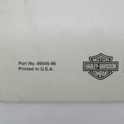 Harley-Davidson Official 1996 Police Models Parts Catalog Supplement 9