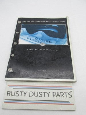 Harley-Davidson Official Factory 1989-2005 Painted Parts Catalog Manua