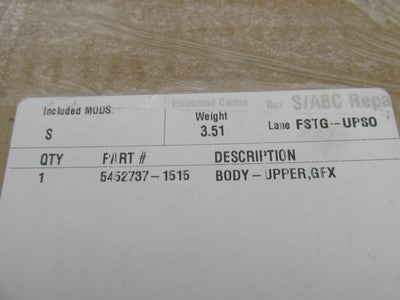 Victory NOS Genuine OEM Body Upper GFX 2016 Empulse TT 5452737-1515