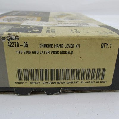 Harley Davidson OEM NOS Chrome Hand Lever Kit Fits 2006 and later 4227