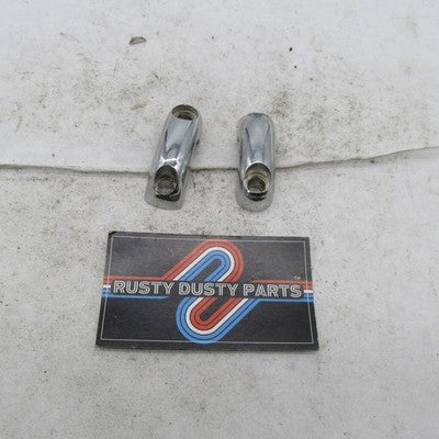 Lot of 2 Harley-Davidson OEM Front Turn Signal Clamps Chrome 68486-82