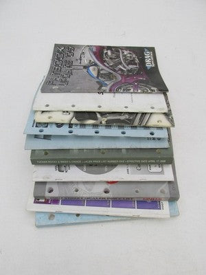 Lot of 10 Motorcycle Dealer Price Lists Catalogs Books Drag Specialtie