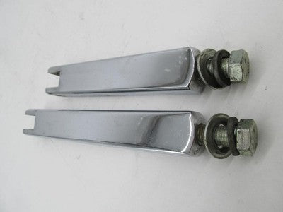 Pair of Harley-Davidson Chrome 5" & 6.25" Inch Highway Foot Peg Extens