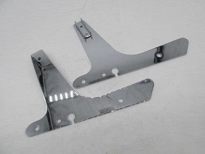 Pair of Harley-Davidson NOS 2004+ Sportster XL Chrome Sissy Bar Plates