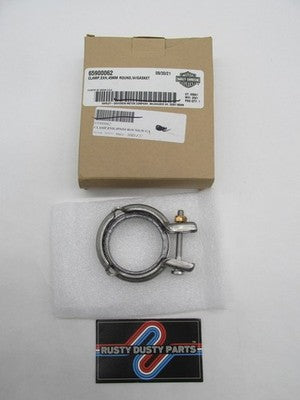 Harley Genuine NOS Pan America 45MM Round Exhaust Clamp w/ Gasket 6590