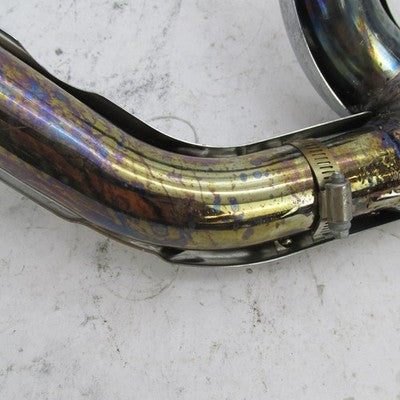 Harley OEM 10-16 Touring Catalytic Exhaust Header w/ Chrome Shields 66