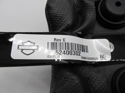 Harley-Davidson OEM NOS Tuck & Roll Rear Passenger Pillion Seat, Blac