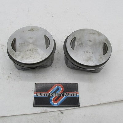 Pair of Harley Davidson OEM Stock 96ci Pistons Standard Bore Twin Cam