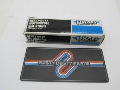 Lot of 4 Drag Specialties NOS 16 x 1-1/2" Wide Rim Strip Side Valve DS