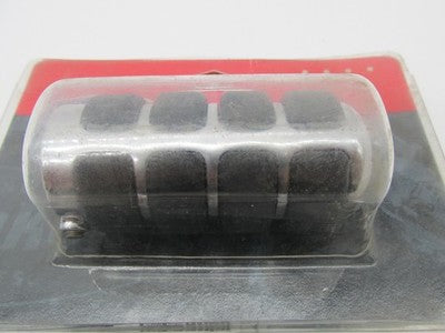 Kuryakyn NOS 8851 Round Shift Peg Cover, Chrome/Black Kustomwerks 1440