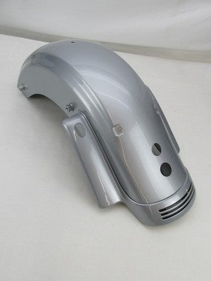 Harley NOS FHLXS Baracuda Silver Rear Fender w/ Fascia Light Bar 59500