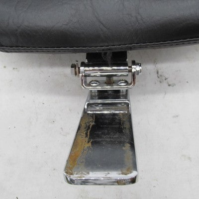 Mustang Adjustable Smooth Driver Backrest w/Chrome Studs Harley Tourin