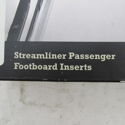 Pair of Harley OEM NIB Streamliner Passenger Footboard Inserts Black 5