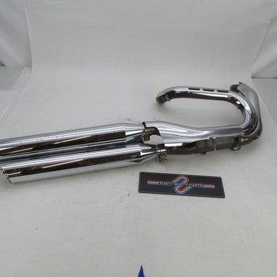 Harley Davidson OEM DYNA FXDF Fat Bob Stock Exhaust System 64705-08B 6